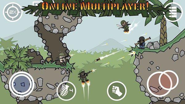 mini militia unlimited ammo nitro bomb mod apk download