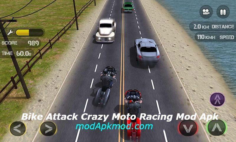 Bike Attack Crazy Moto Racing Mod Apk Free Download - ModApkMod