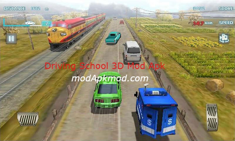 Driving School 3D  Mod  Apk  Unlimited Money  All Items 