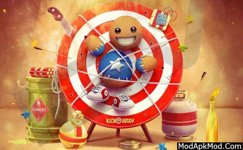 kick the buddy mod apk all weapons unlocked 2020