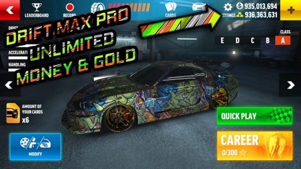 drift max pro mod money