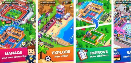 Sports City Tycoon Mod Apk Unlimited Money & Gold [Mega Mod]  ModApkMod