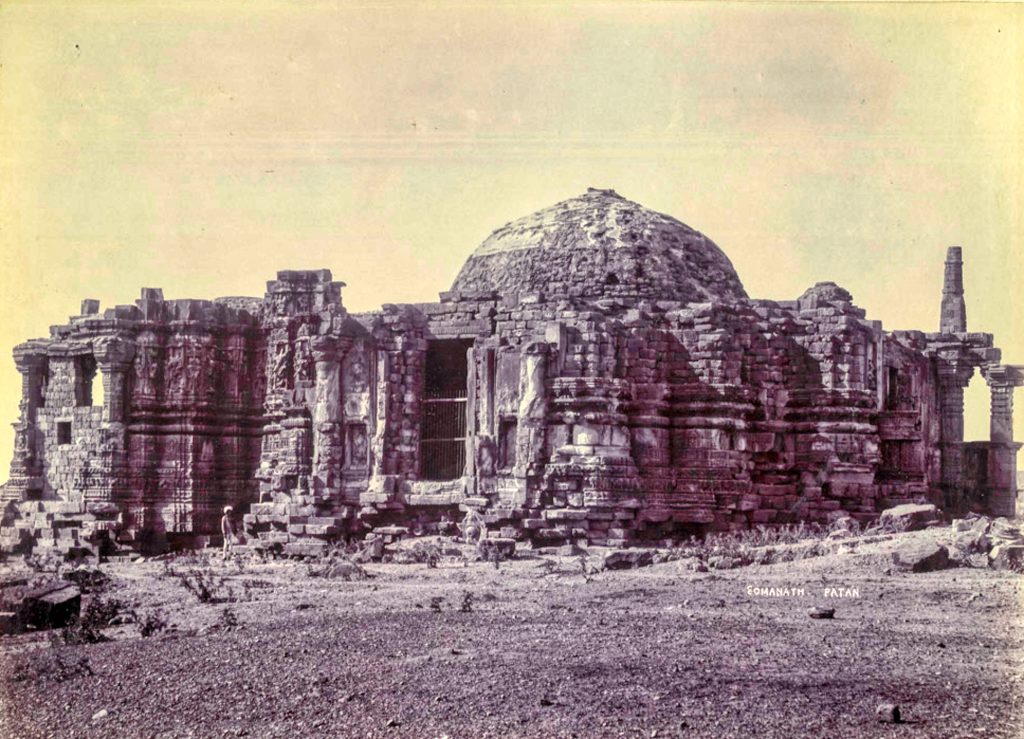 Stone ruins of a coastal temple complex